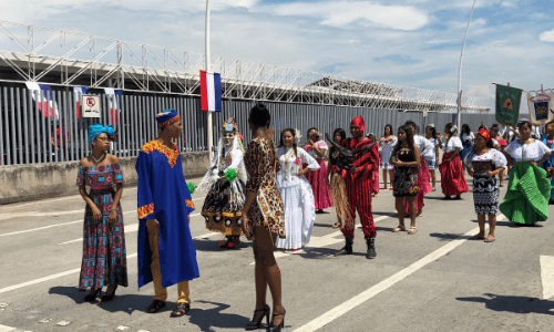 desfile en fechas patrias