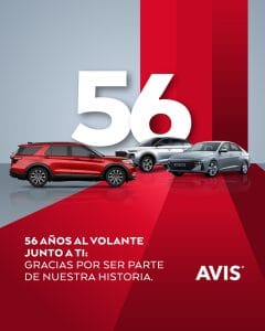 Hace 56 años comenzamos un viaje contigo, uno lleno de historias, ¡aventuras y momentos que nos han marcado para siempre!. Más que un servicio, somos parte de tus experiencias, tus sueños y tus logros. Gracias por hacer de #AVISPanamá parte de tu historia, por permitirnos ser parte de la tuya. Celebramos no solo un aniversario, sino 56 años de conexiones que trascienden el tiempo ¡El viaje continúa, y estamos emocionados por todo lo que viene!